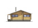 Одноэтажные деревянные дома из профилированного бруса - Дом С-416
