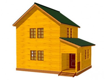 Строительство домов из сухого профилированного бруса - Дом С-723